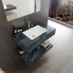 Bộ bàn đá lavabo VIGLACERA VI9-9GP03 2 tầng - Ảnh 5