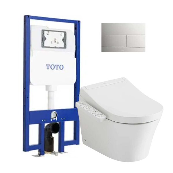 Bồn cầu thông minh TOTO CW553C TCF33370GAA WH172AT TCA465 MB171M#SS nắp rửa điện tử