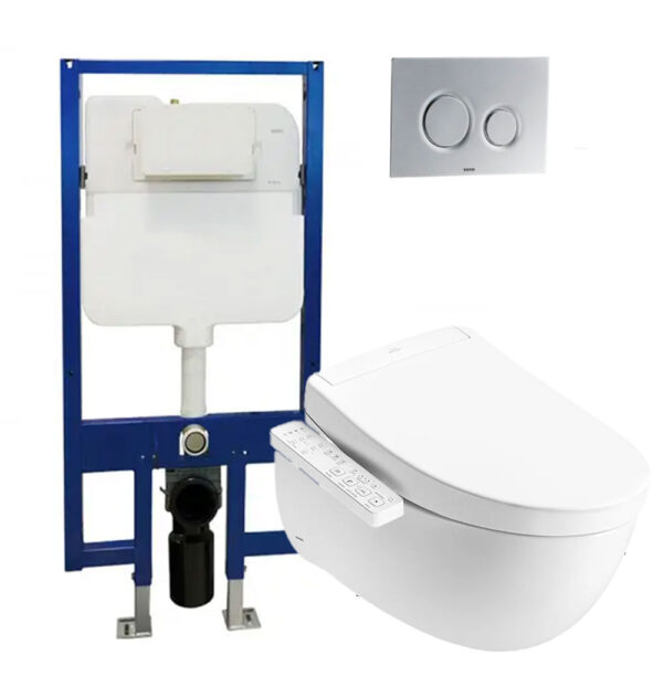 Bồn cầu thông minh TOTO CW812RA TCF33461GAA WH172A MB174P#SS nắp rửa điện tử