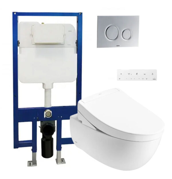 Bồn cầu thông minh TOTO CW812RA TCF34461GAA WH172A MB174P#SS nắp rửa điện tử