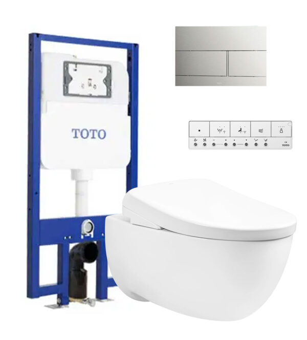 Bồn cầu thông minh TOTO CW812REA TCF47360GAA WH172AAT TCA546 MB171P#SS nắp rửa điện tử