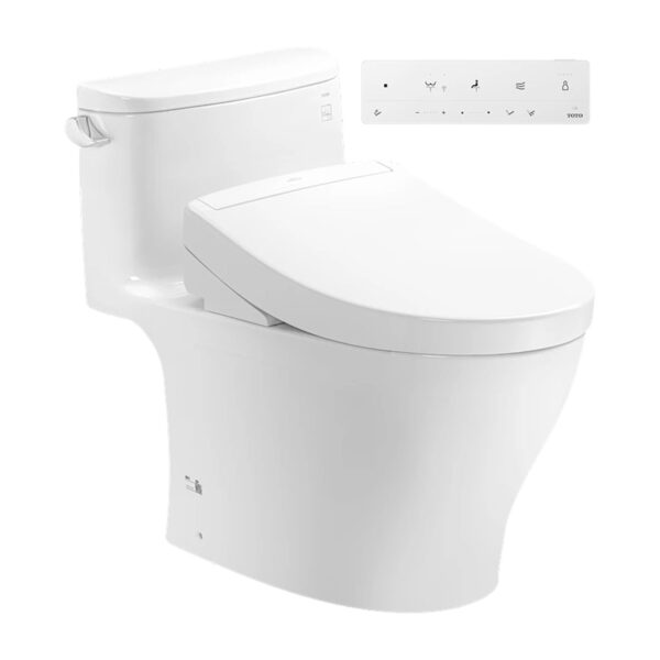 Bồn cầu thông minh TOTO MS887CRW25 MS887RW25 nắp rửa điện tử TCF34461GAA