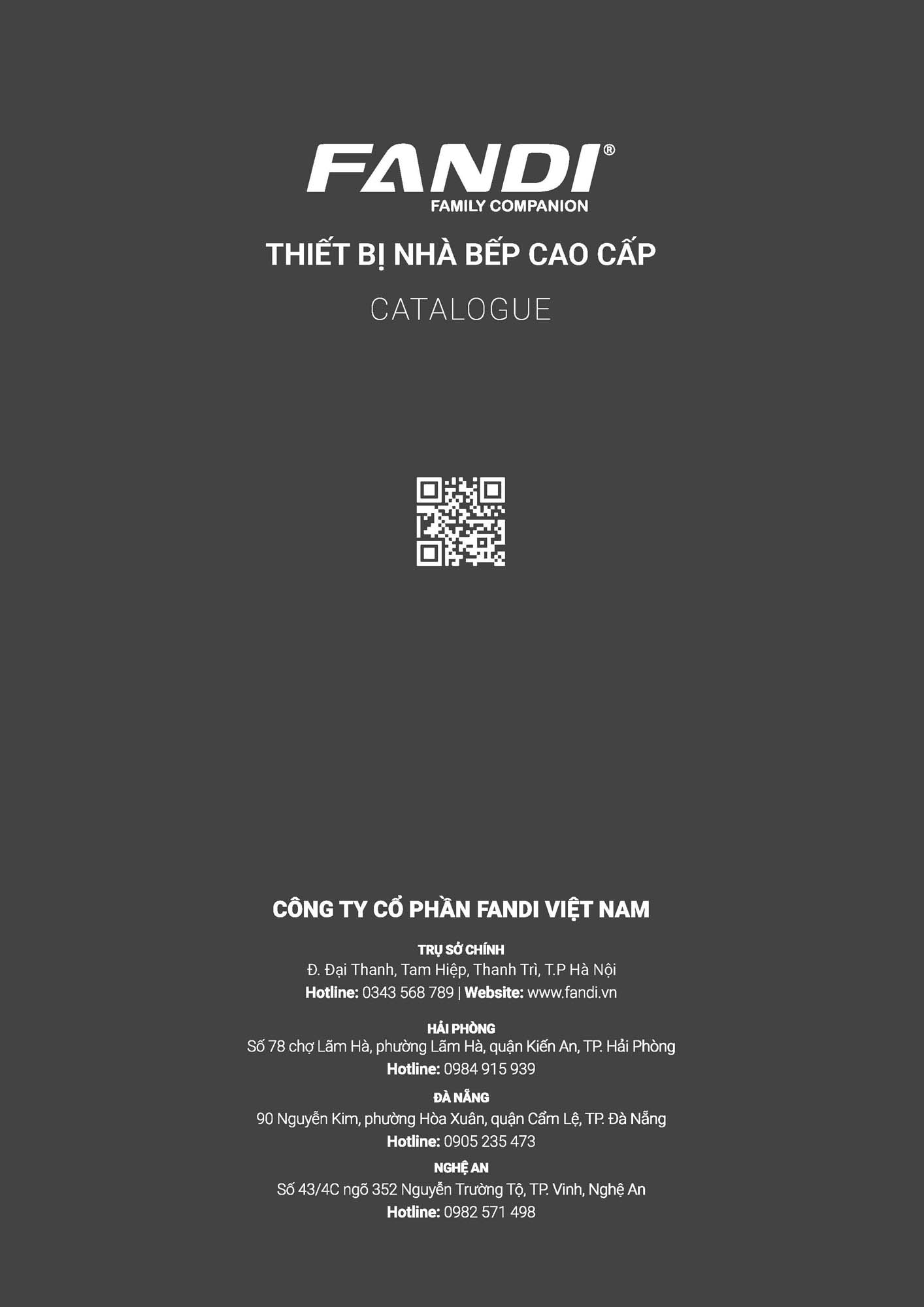 Catalogue FANDI 2026 – Bảng giá thiết bị nhà bếp 95 CATALOGUE FANDI 2026 Page 94