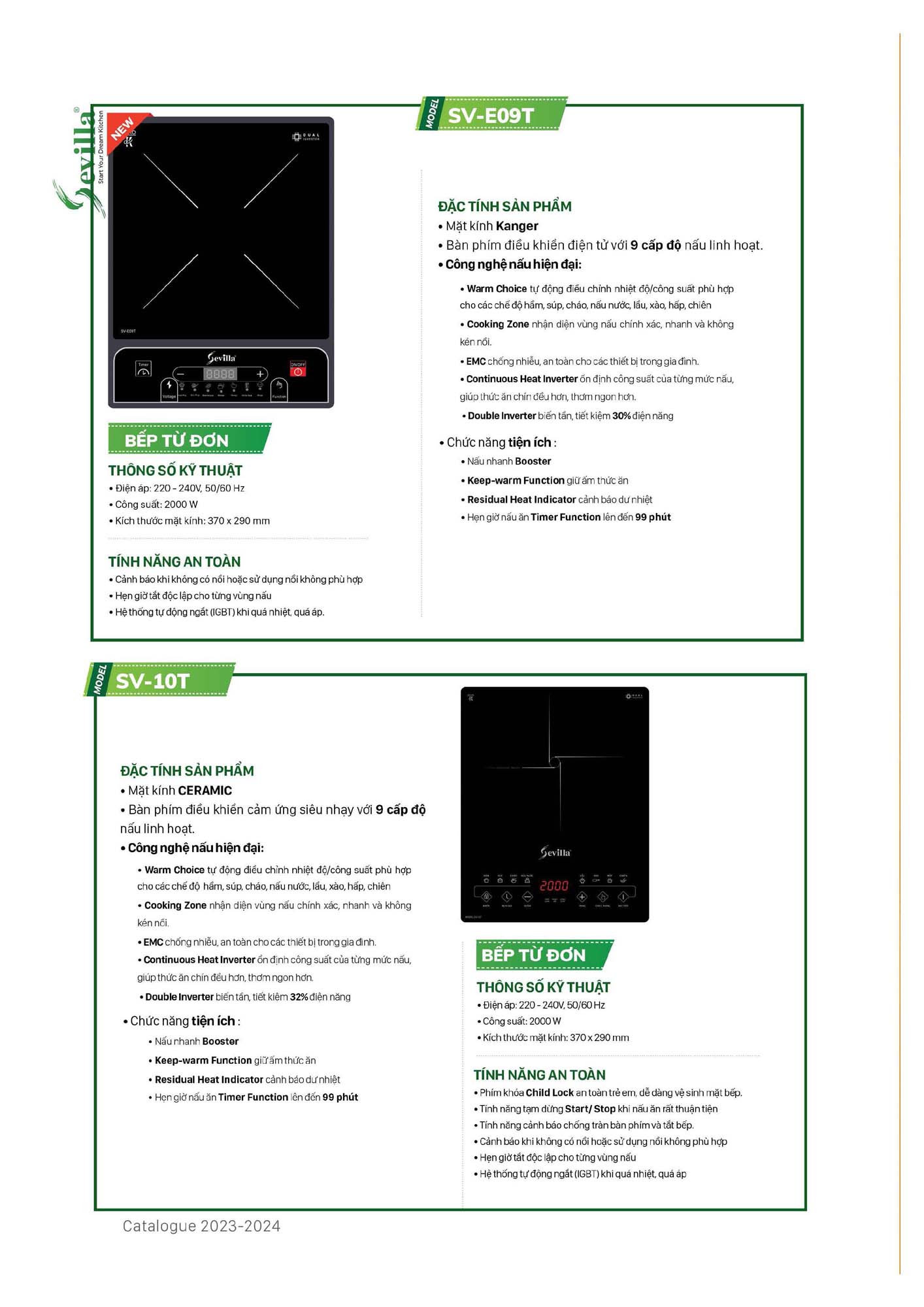 Catalogue SEVILLA 2026 - Bảng giá Thiết bị nhà bếp 33 Catalogue SEVILLA 2026 Bang gia Thiet bi nha bep Page 032
