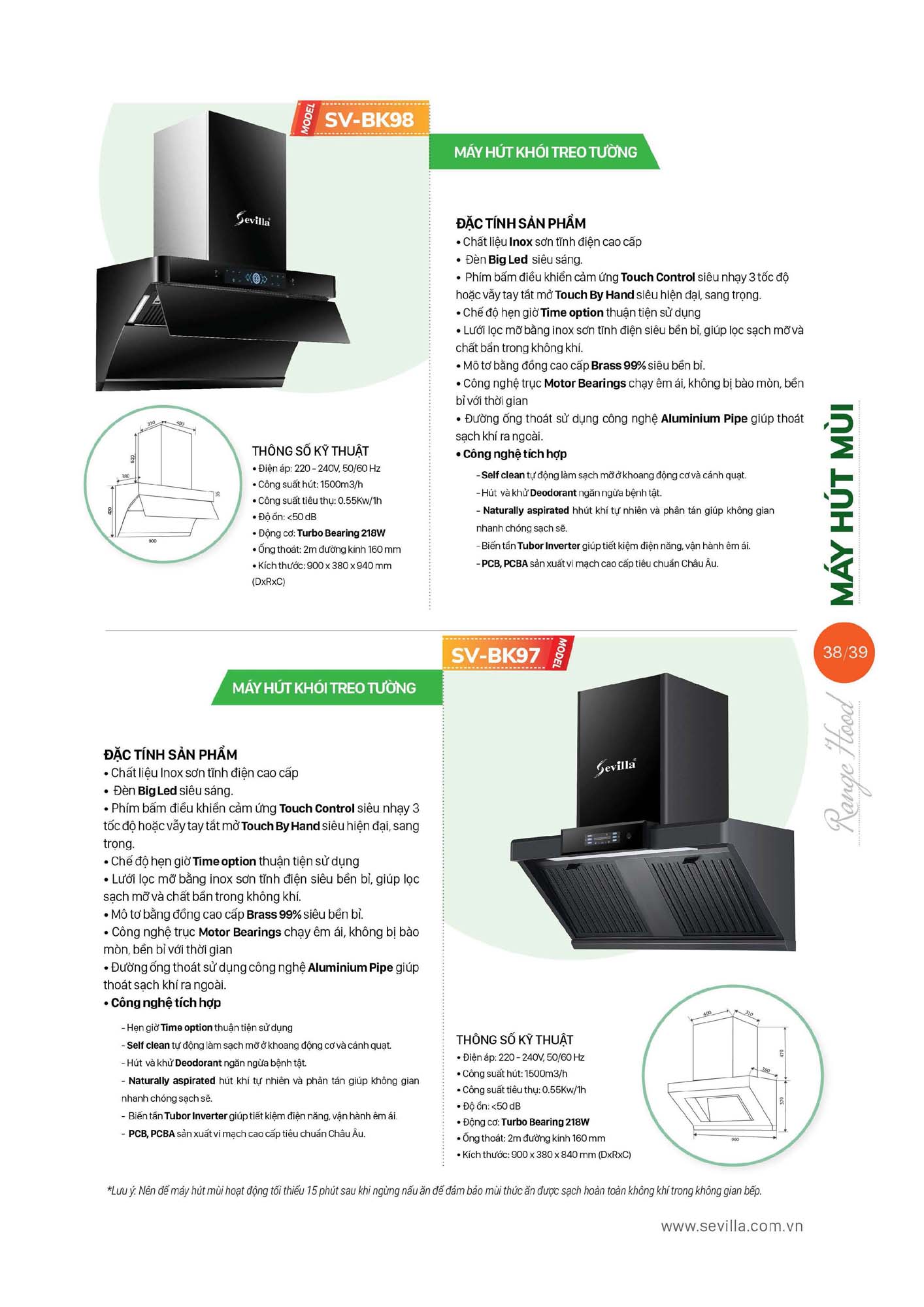 Catalogue SEVILLA 2026 - Bảng giá Thiết bị nhà bếp 40 Catalogue SEVILLA 2026 Bang gia Thiet bi nha bep Page 039