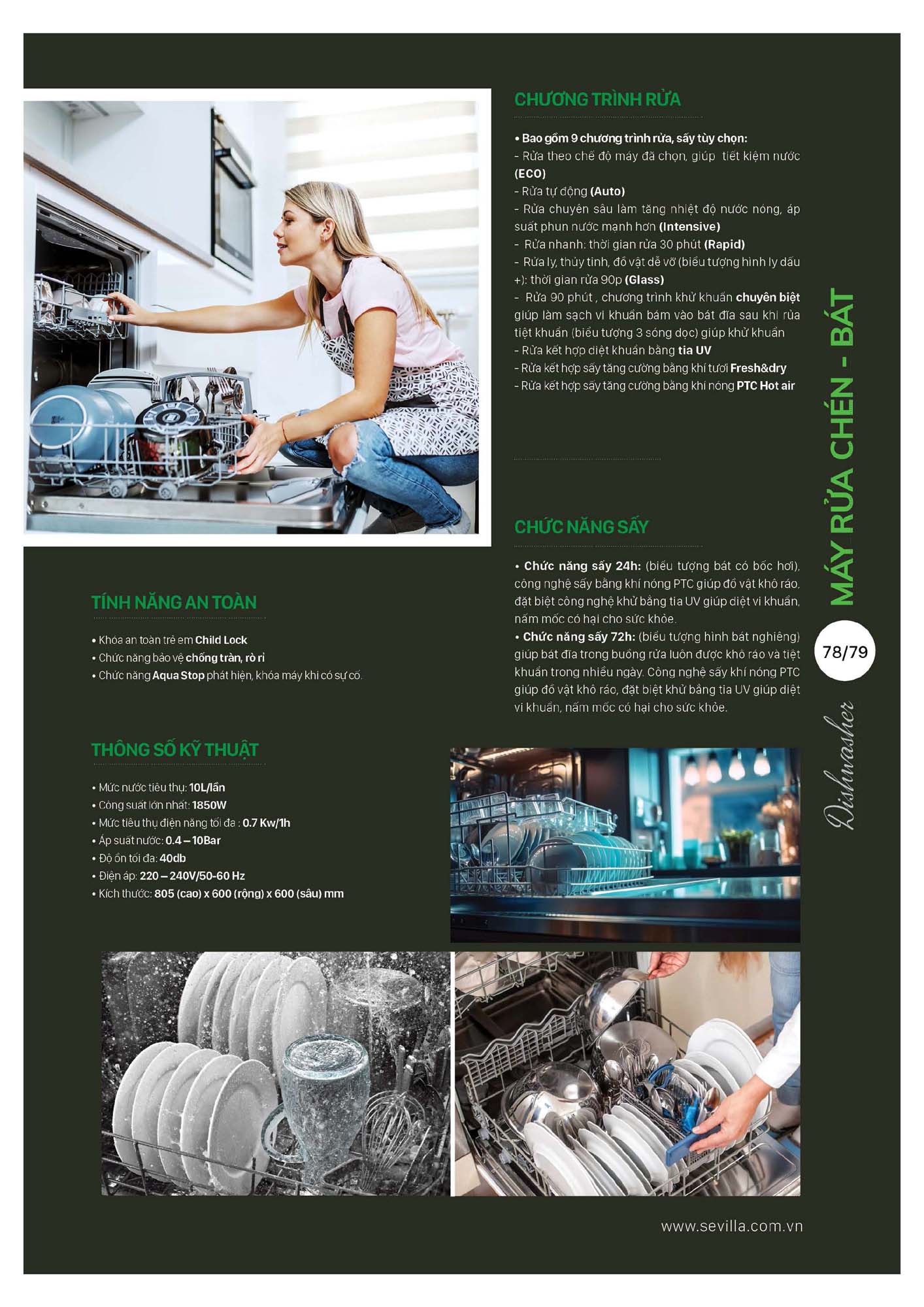 Catalogue SEVILLA 2026 - Bảng giá Thiết bị nhà bếp 80 Catalogue SEVILLA 2026 Bang gia Thiet bi nha bep Page 079