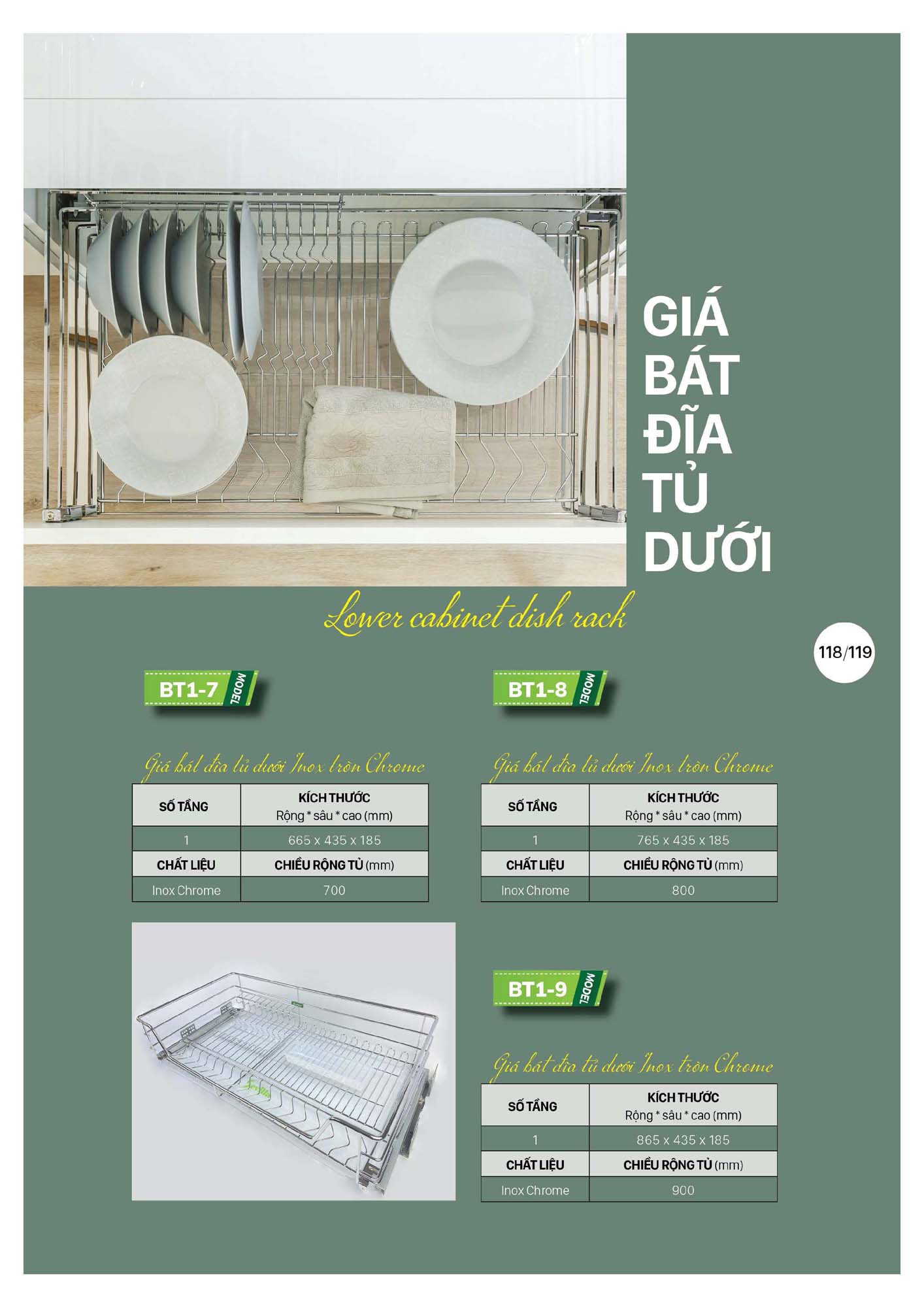 Catalogue SEVILLA 2026 - Bảng giá Thiết bị nhà bếp 120 Catalogue SEVILLA 2026 Bang gia Thiet bi nha bep Page 119