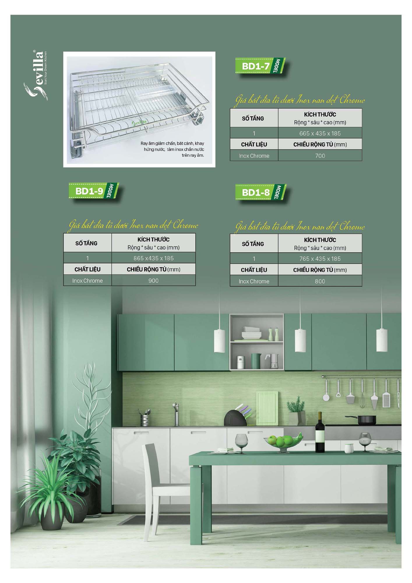 Catalogue SEVILLA 2026 - Bảng giá Thiết bị nhà bếp 121 Catalogue SEVILLA 2026 Bang gia Thiet bi nha bep Page 120