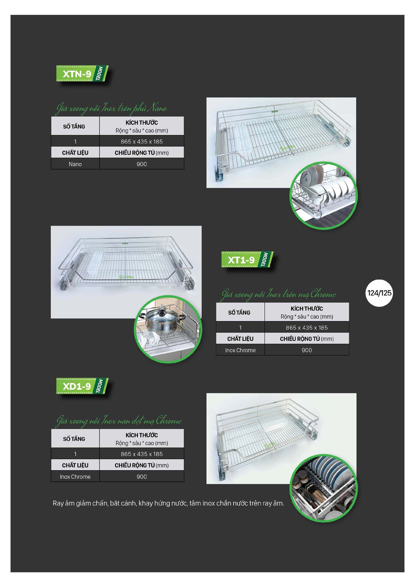 Catalogue SEVILLA 2026 - Bảng giá Thiết bị nhà bếp 126 Catalogue SEVILLA 2026 Bang gia Thiet bi nha bep Page 125