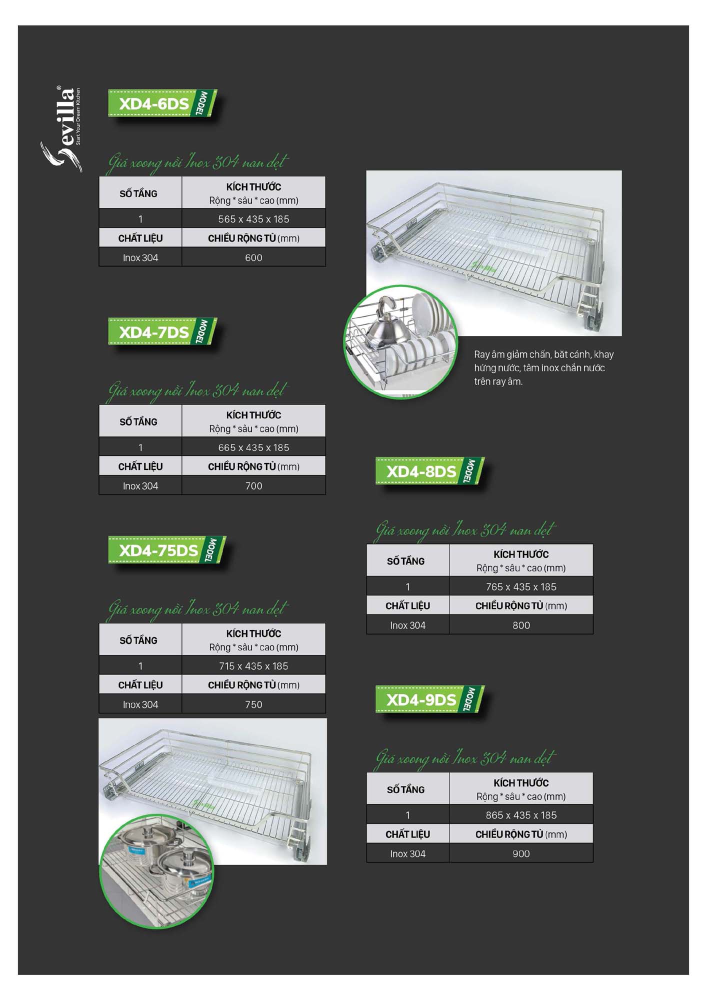 Catalogue SEVILLA 2026 - Bảng giá Thiết bị nhà bếp 127 Catalogue SEVILLA 2026 Bang gia Thiet bi nha bep Page 126