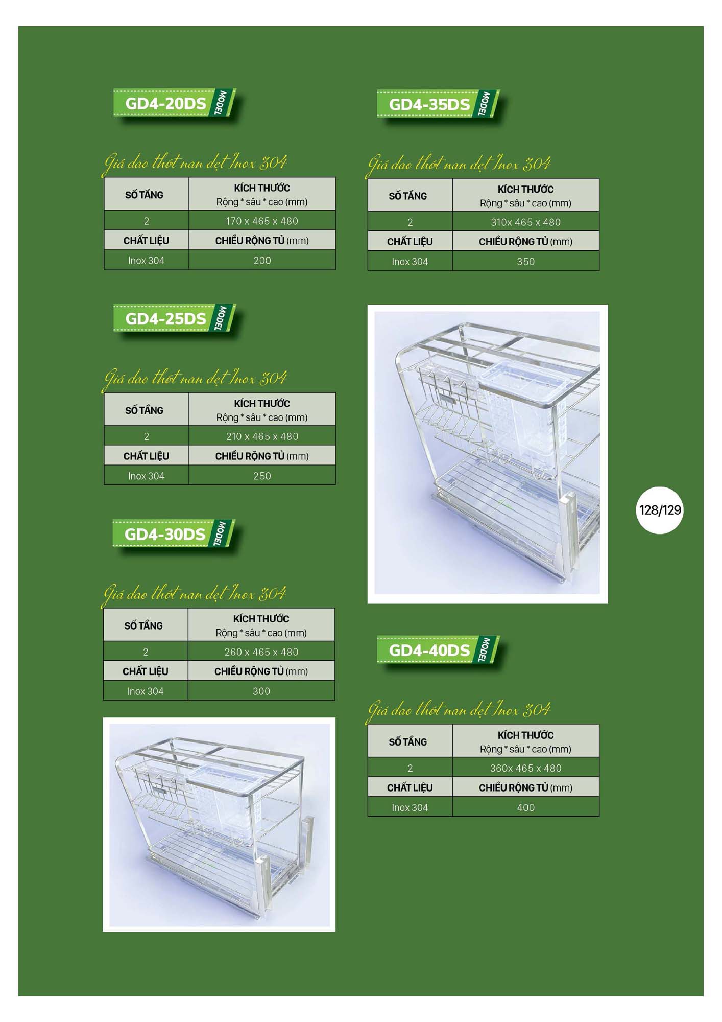 Catalogue SEVILLA 2026 - Bảng giá Thiết bị nhà bếp 130 Catalogue SEVILLA 2026 Bang gia Thiet bi nha bep Page 129