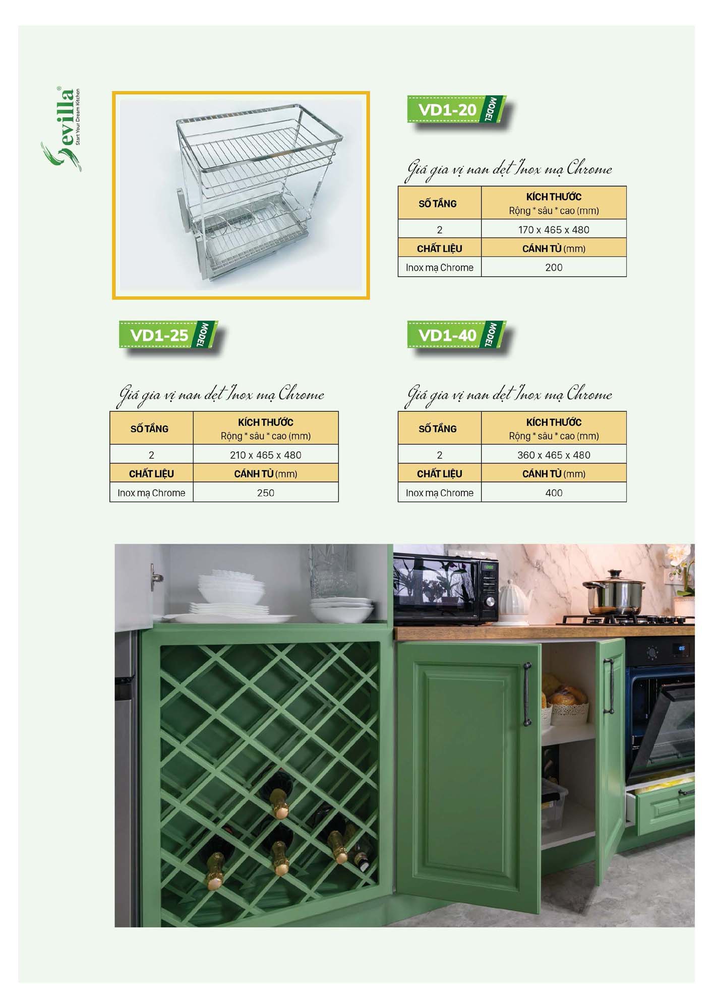 Catalogue SEVILLA 2026 - Bảng giá Thiết bị nhà bếp 135 Catalogue SEVILLA 2026 Bang gia Thiet bi nha bep Page 134