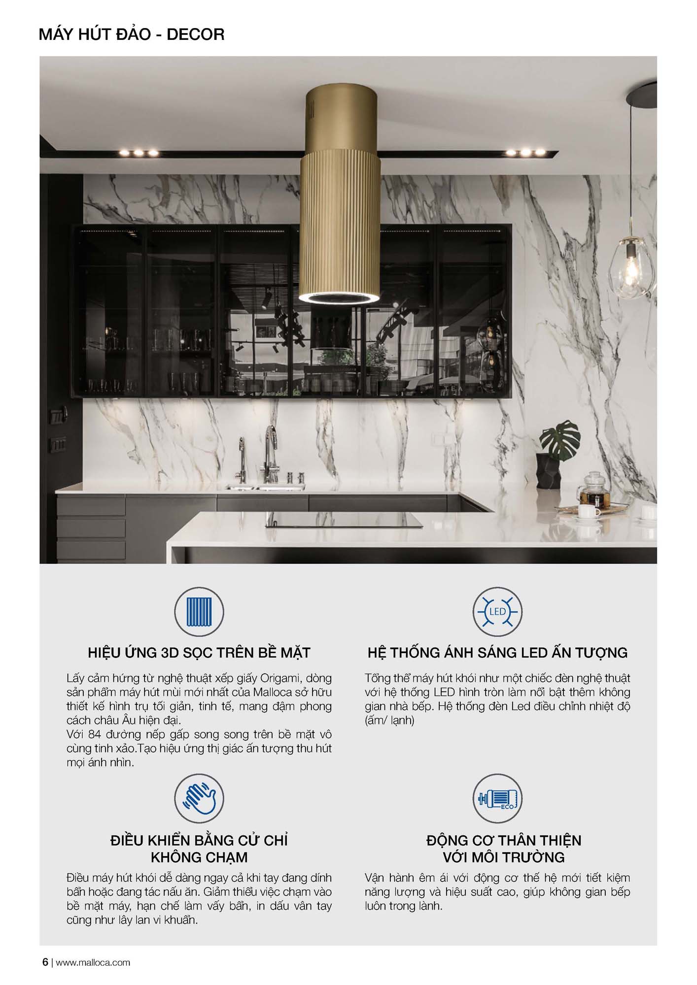 Catalogue MALLOCA 2026 - Bảng giá Thiết bị nhà bếp nhập khẩu 13 Malloca Catalogue Bang gia Page 04 1