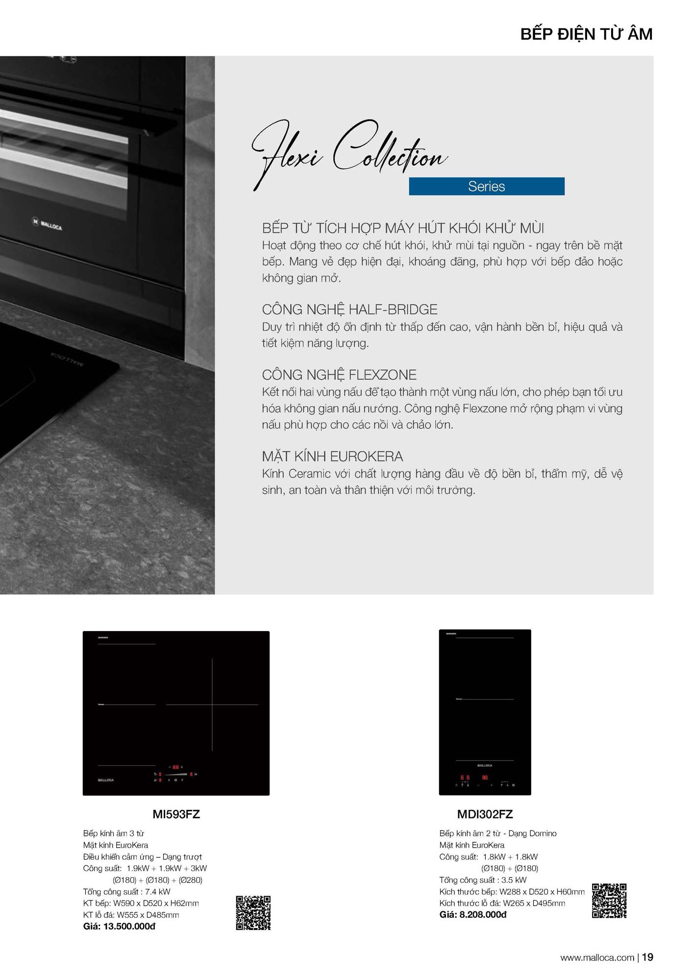 Catalogue MALLOCA 2026 - Bảng giá Thiết bị nhà bếp nhập khẩu 26 Malloca Catalogue Bang gia Page 10 2