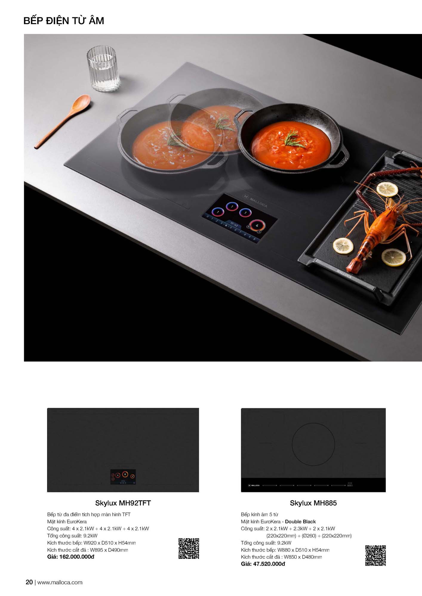 Catalogue MALLOCA 2026 - Bảng giá Thiết bị nhà bếp nhập khẩu 27 Malloca Catalogue Bang gia Page 11 1
