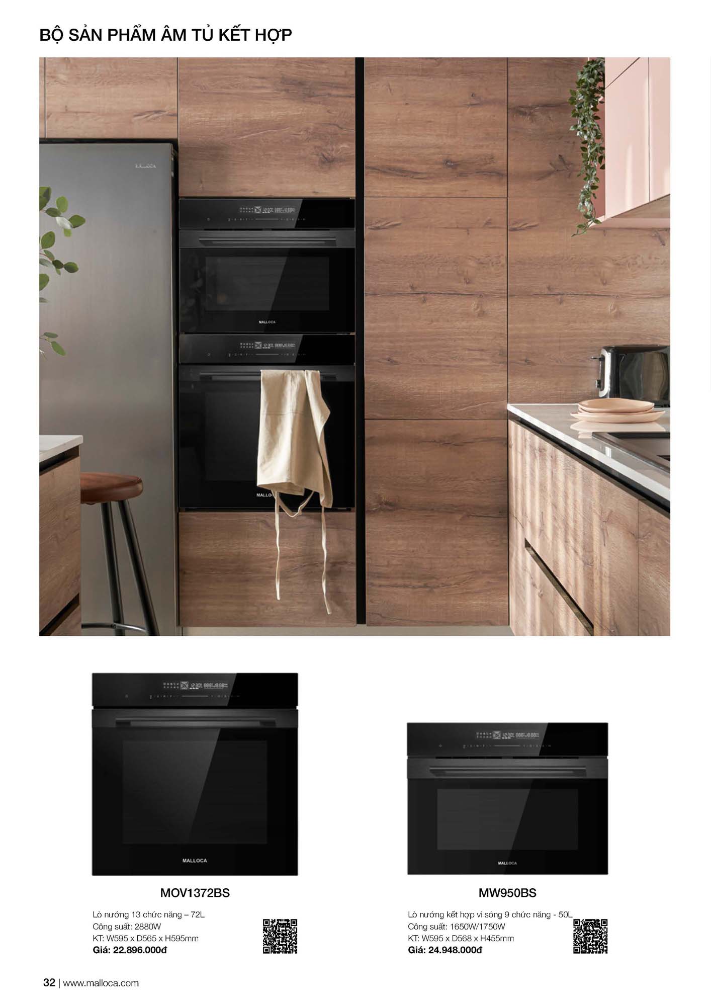 Catalogue MALLOCA 2026 - Bảng giá Thiết bị nhà bếp nhập khẩu 39 Malloca Catalogue Bang gia Page 17 1