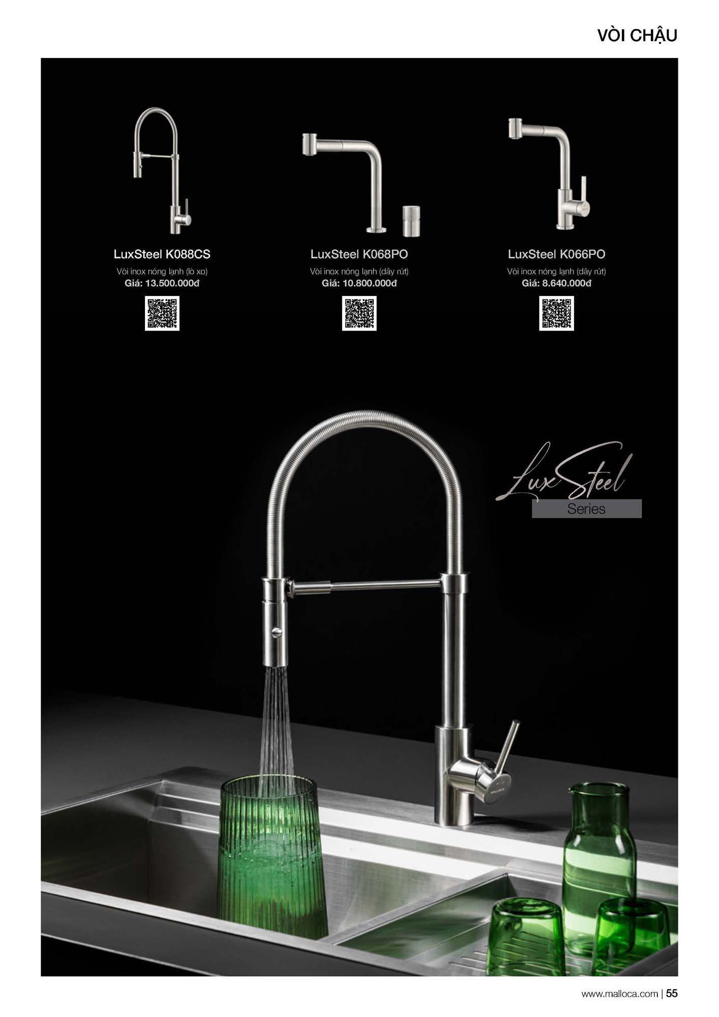 Catalogue MALLOCA 2026 - Bảng giá Thiết bị nhà bếp nhập khẩu 62 Malloca Catalogue Bang gia Page 28 2