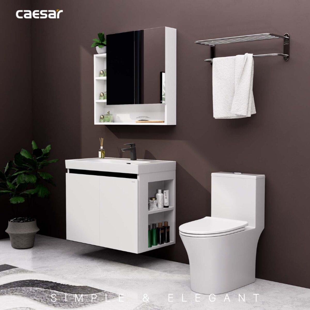 Tủ lavabo CAESAR LF5358 EH15358CRV - Ảnh 12