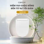 Bồn cầu thông minh CAESAR CD1342 TAF512H nắp rửa điện tử - Ảnh 8