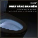 Bồn cầu thông minh CAESAR CD1342 TAF512H nắp rửa điện tử - Ảnh 19