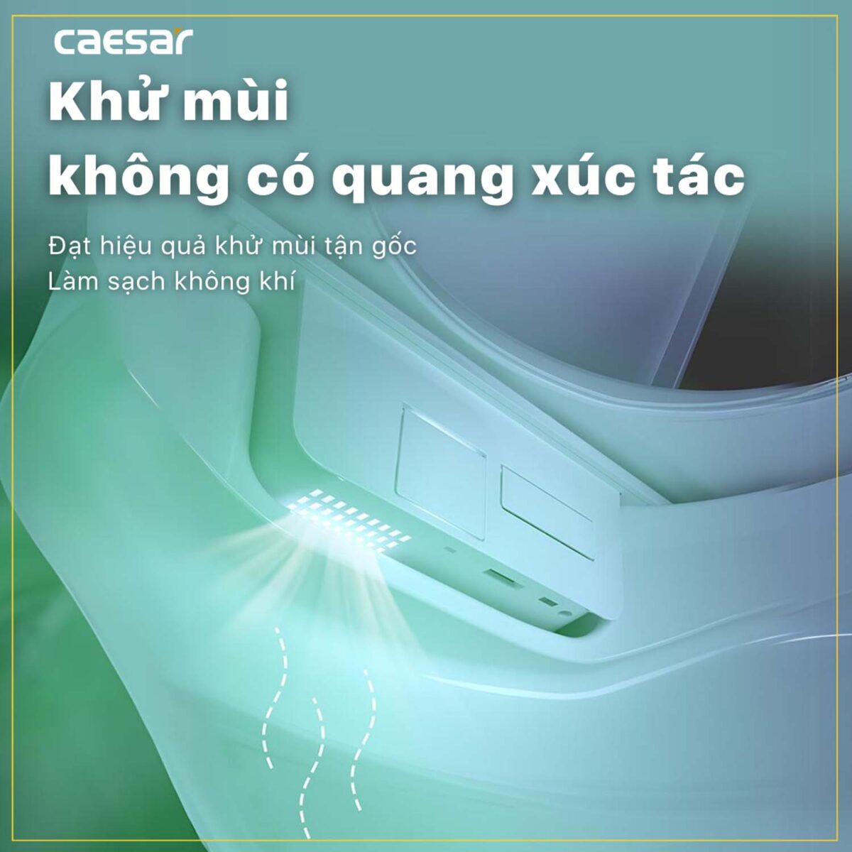 Bồn cầu thông minh CAESAR CD1342 TAF512H nắp rửa điện tử - Ảnh 20