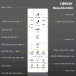 Bồn cầu thông minh CAESAR CD1342 TAF512H nắp rửa điện tử - Ảnh 22