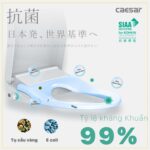 Bồn cầu thông minh CAESAR CD1342 TAF512H nắp rửa điện tử - Ảnh 13