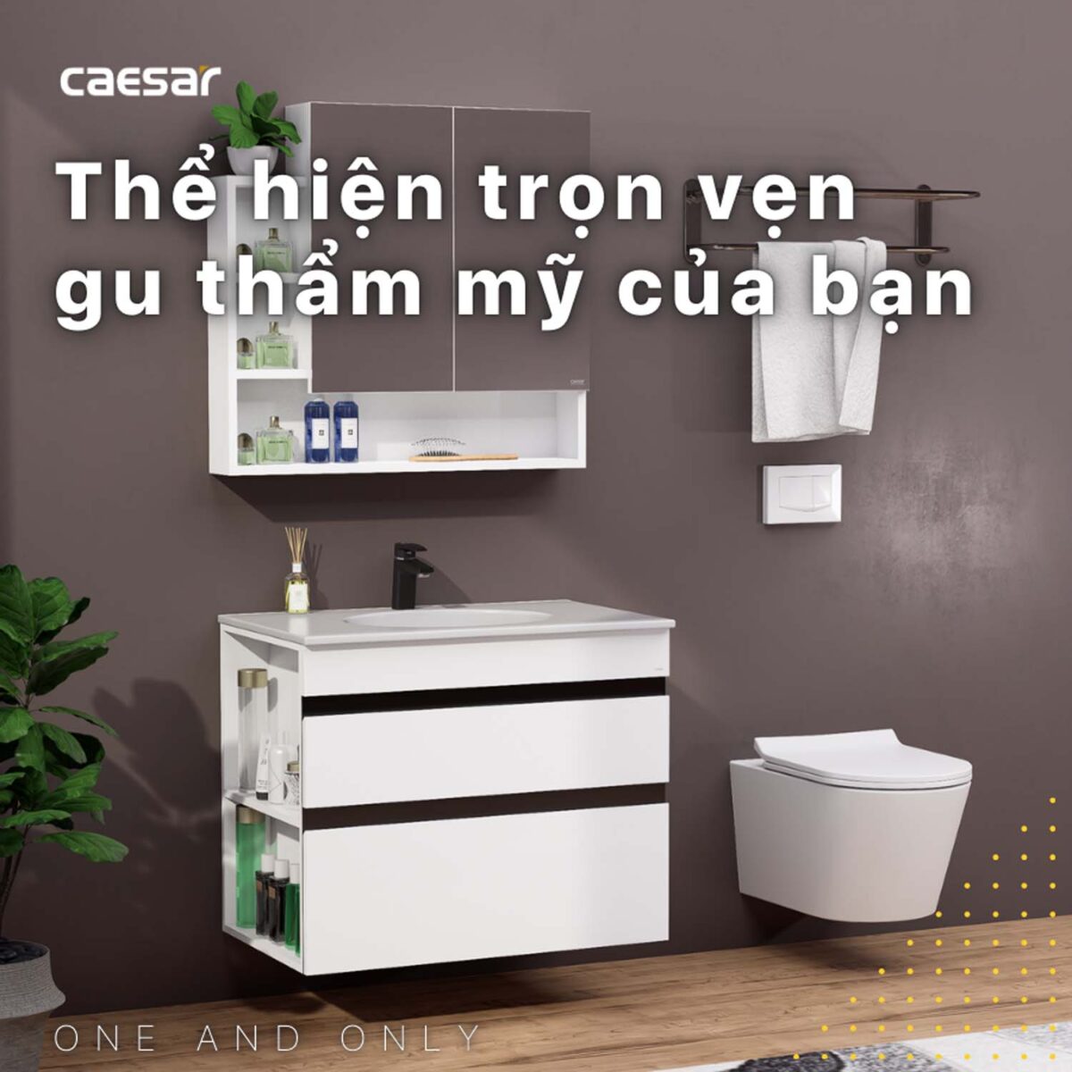 Tủ lavabo CAESAR LF5026 EH15026DDLV - Ảnh 5