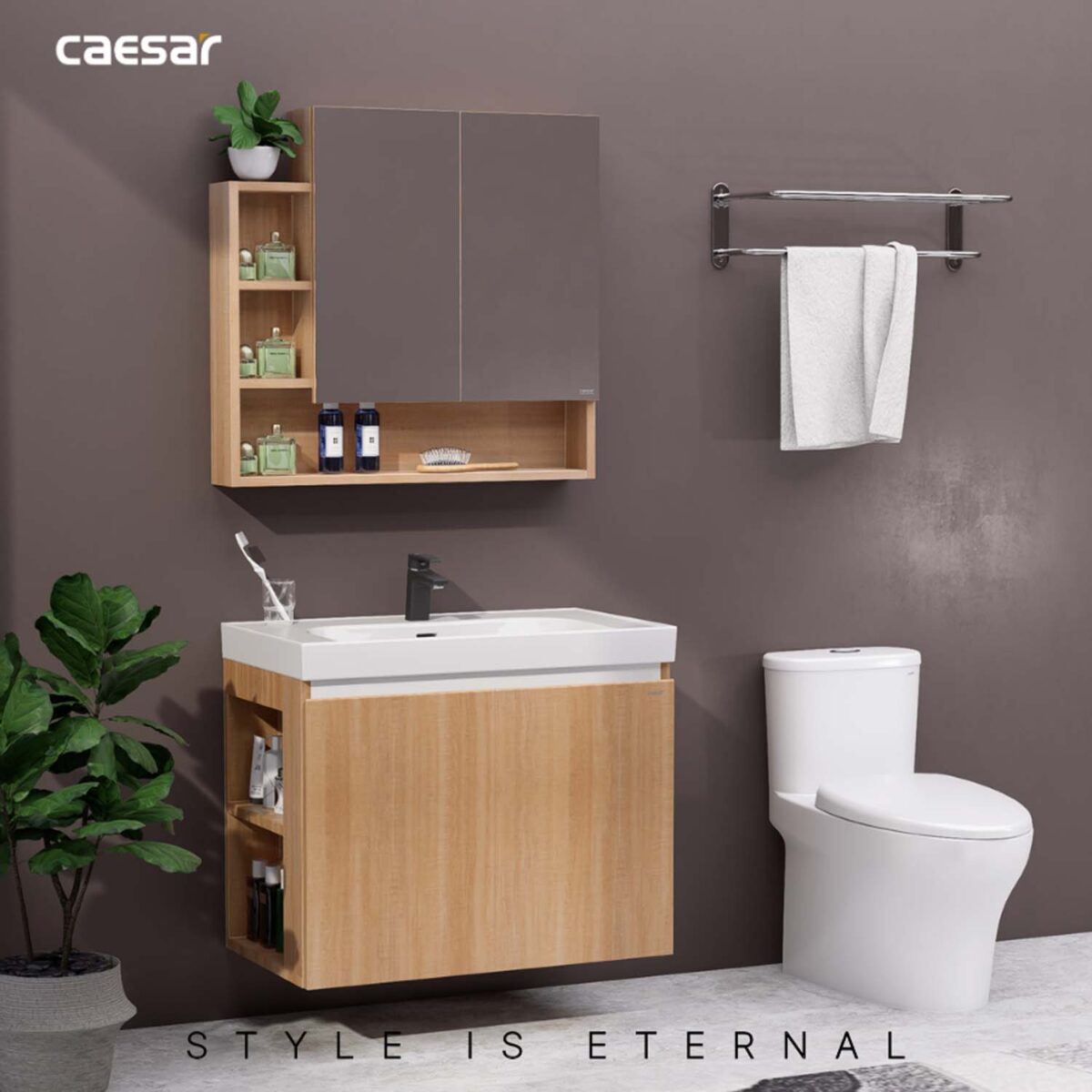 Tủ lavabo CAESAR LF5358 EH15358CLW7V - Ảnh 13