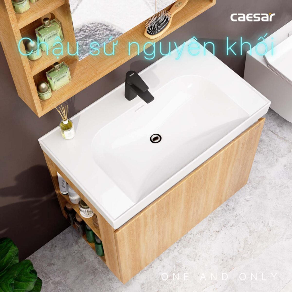 Tủ lavabo CAESAR LF5358 EH15358CLW7V - Ảnh 6