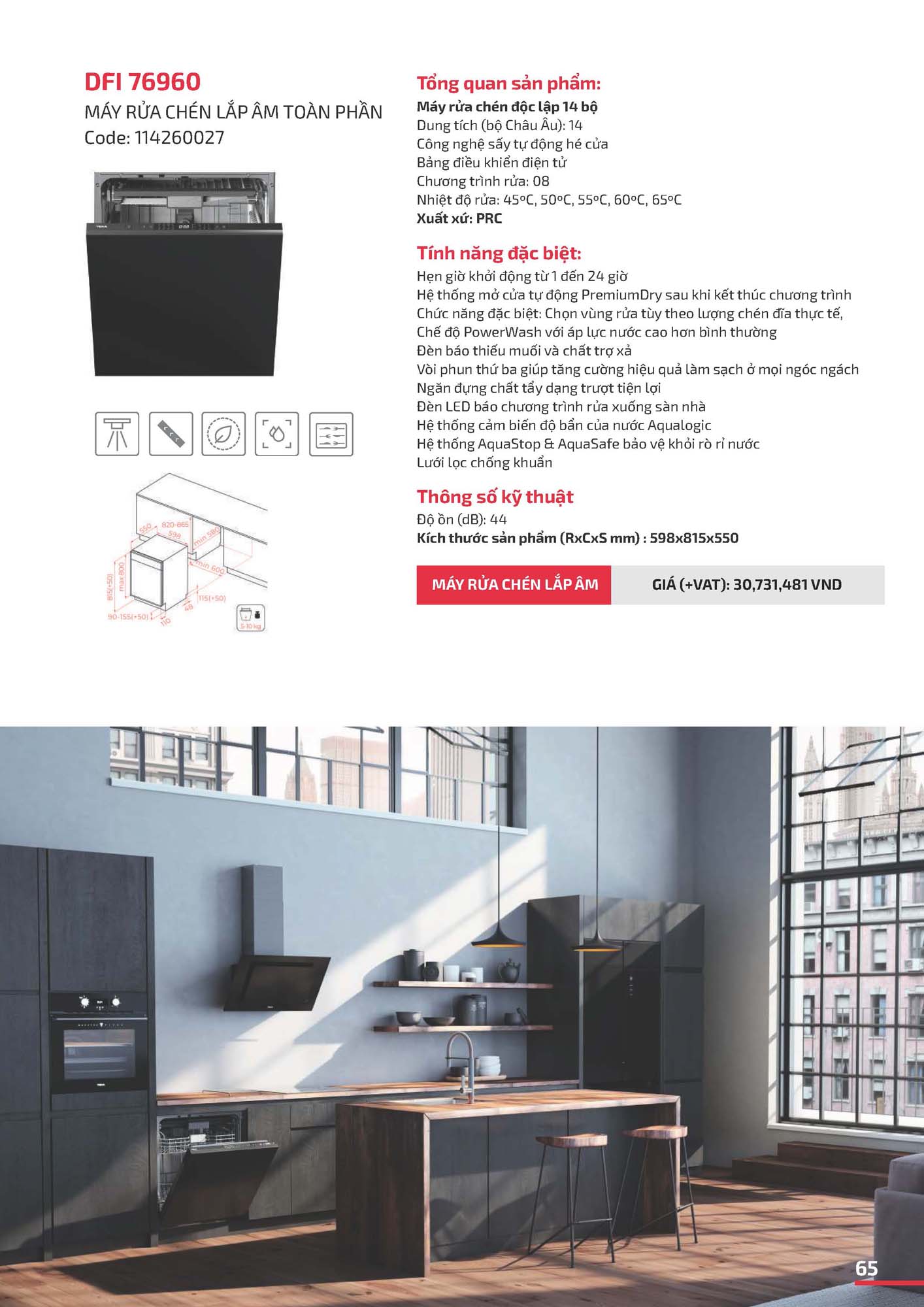 Catalogue TEKA 2026 - Bảng giá Thiết bị nhà bếp 66 VN TEKA CATOLOGUE 2026 Page 065