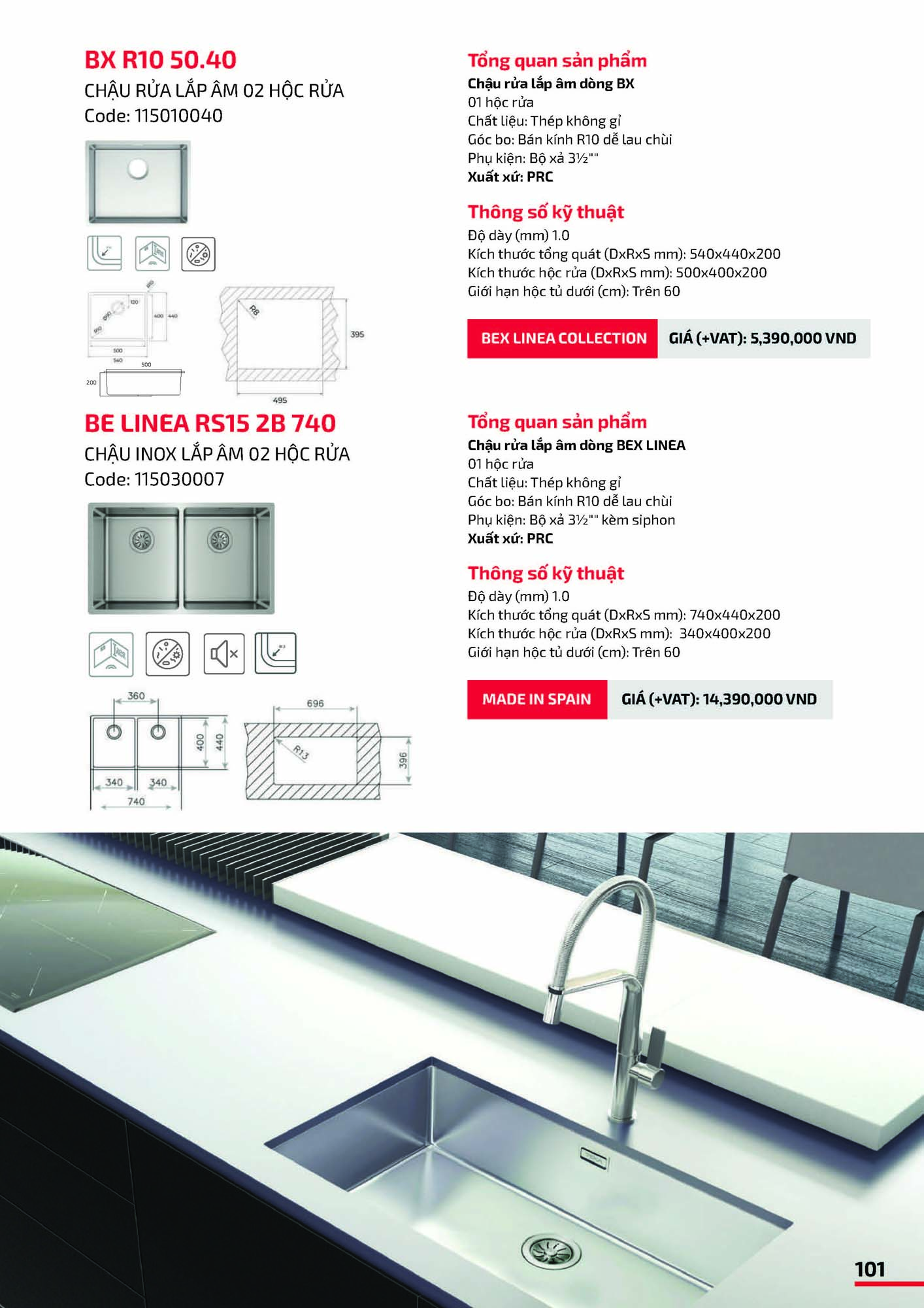 Catalogue TEKA 2026 - Bảng giá Thiết bị nhà bếp 102 VN TEKA CATOLOGUE 2026 Page 101
