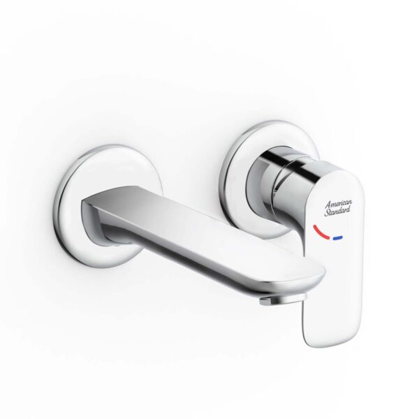 Vòi lavabo AMERICAN STANDARD WF-1M04 2 lỗ âm tường nóng lạnh