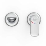 Vòi lavabo AMERICAN STANDARD WF-1M04 2 lỗ âm tường nóng lạnh - Ảnh 4