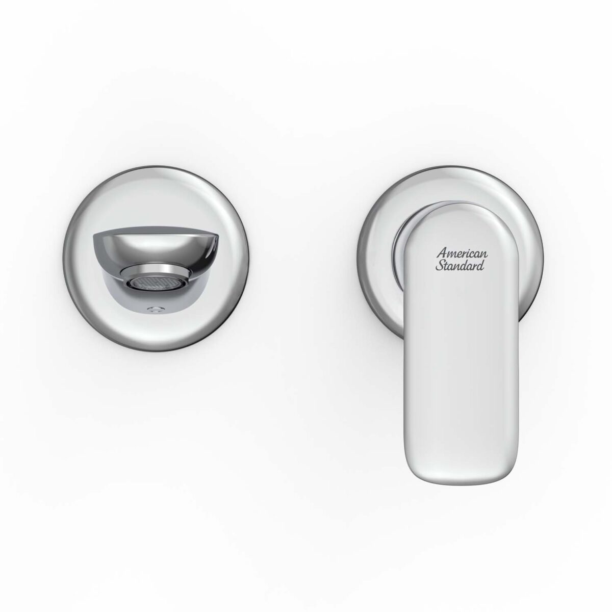Vòi lavabo AMERICAN STANDARD WF-1M08 2 lỗ âm tường nước lạnh - Ảnh 4