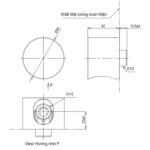 Cút nối sen âm tường TOTO TBW07020A - Ảnh 2