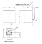 Cút nối sen âm tường TOTO TBW08009A - Ảnh 2