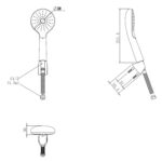 Tay sen tắm AMERICAN STANDARD WF-6144 1361440000 - Ảnh 2