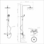 Vòi sen cây VIGLACERA VG598.1 nhiệt độ - Ảnh 2
