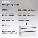Tủ lavabo CAESAR LF5028 EH15028DDLV - Ảnh 2