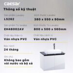 Tủ lavabo CAESAR L5262 EH48002AV - Ảnh 2