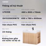 Tủ lavabo CAESAR LF5358 EH15358CRW7V - Ảnh 2