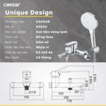 Vòi sen tắm CAESAR S503C nóng lạnh - Ảnh 2