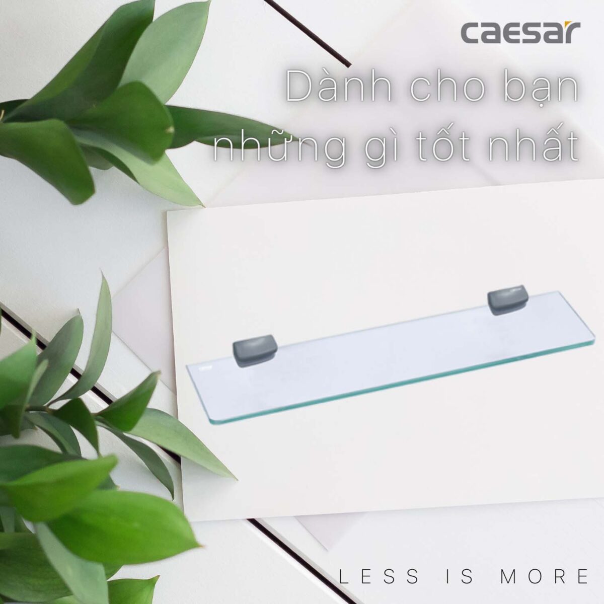 Gương nhà tắm CAESAR M710R kèm kệ kính - Ảnh 8