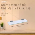 Gương nhà tắm Caesar M753VR kèm kệ kính - Ảnh 5