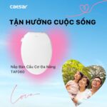 Bồn cầu thông minh CAESAR CD1342 TAF060 nắp rửa cơ - Ảnh 8