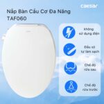 Bồn cầu thông minh CAESAR CD1342 TAF060 nắp rửa cơ - Ảnh 9