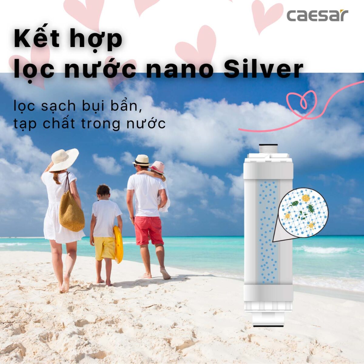 Bồn cầu thông minh CAESAR CD1342 TAF400H nắp rửa điện tử - Ảnh 15