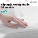 Bồn cầu thông minh CAESAR CD1342 TAF400H nắp rửa điện tử - Ảnh 16