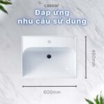 Chậu lavabo đặt bàn CAESAR LF5356 - Ảnh 12